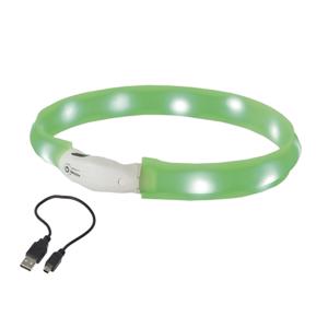 Starlight LED Visible Halsbånd Wide Small Grøn